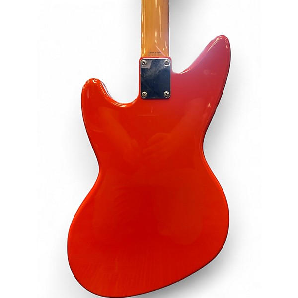 Used Fender Jagstang Fiesta Red Solid Body Electric Guitar