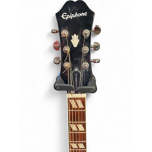 Used Epiphone Hummingbird Pro Heritage Cherry Sunburst Acoustic Electric Guitar