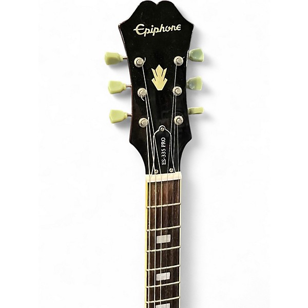 Used Epiphone ES335 Pro CHERRY Hollow Body Electric Guitar