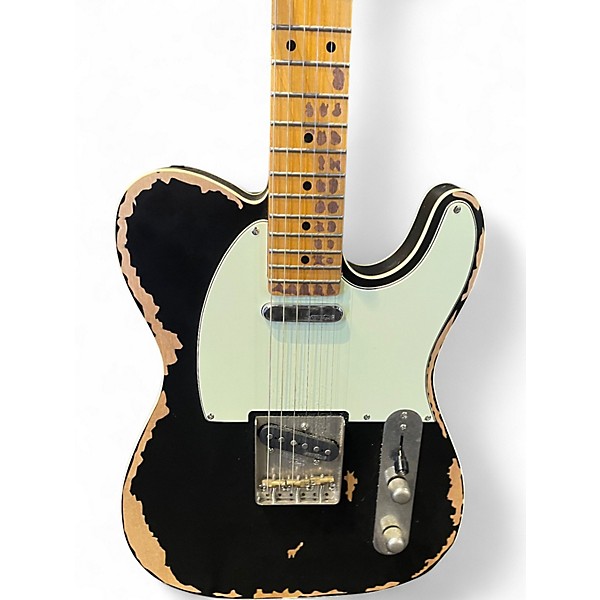 Used Vintage ICON T V59 Black Solid Body Electric Guitar