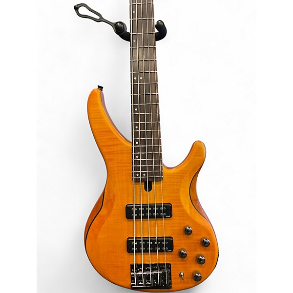Used Yamaha TRBX605FM Matte Amber Electric Bass Guitar