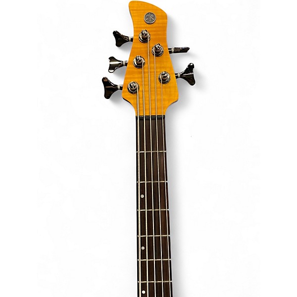Used Yamaha TRBX605FM Matte Amber Electric Bass Guitar