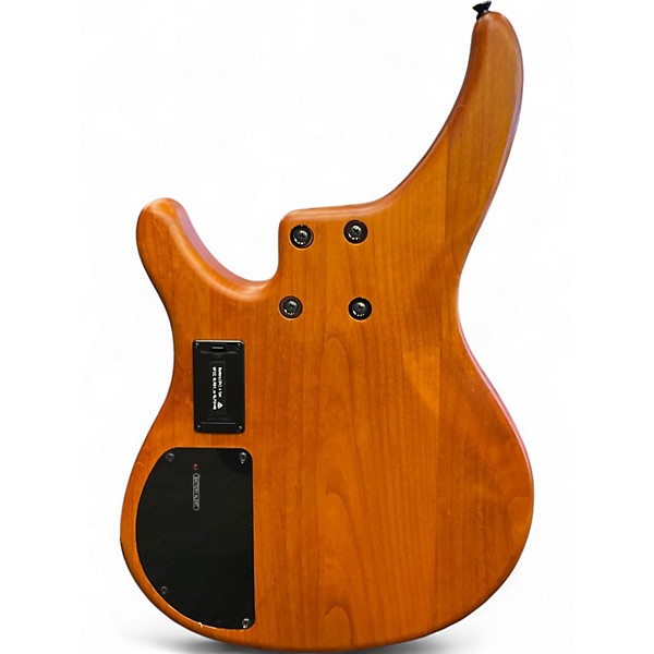 Used Yamaha TRBX605FM Matte Amber Electric Bass Guitar