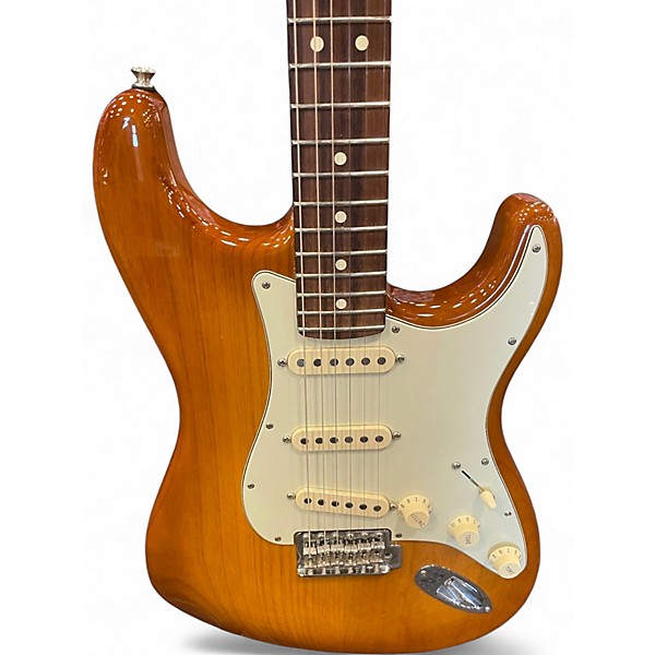 Used Fender American Performer Stratocaster SSS 2 Tone Sunburst Solid Body Electric Guitar