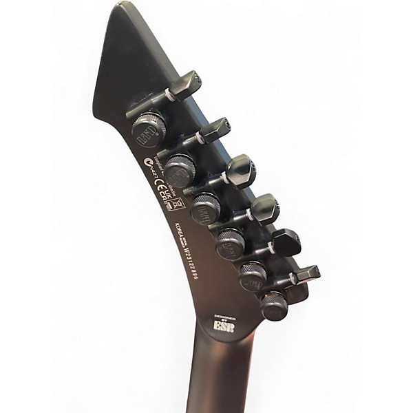 Used ESP LTD James Hetfield Snakebyte Black Solid Body Electric Guitar