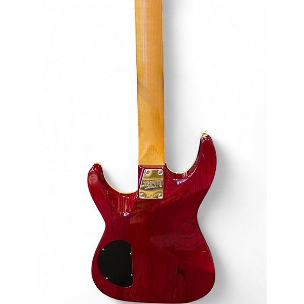 Used 1999 ESP Horizon Custom MIJ Trans Red Solid Body Electric Guitar
