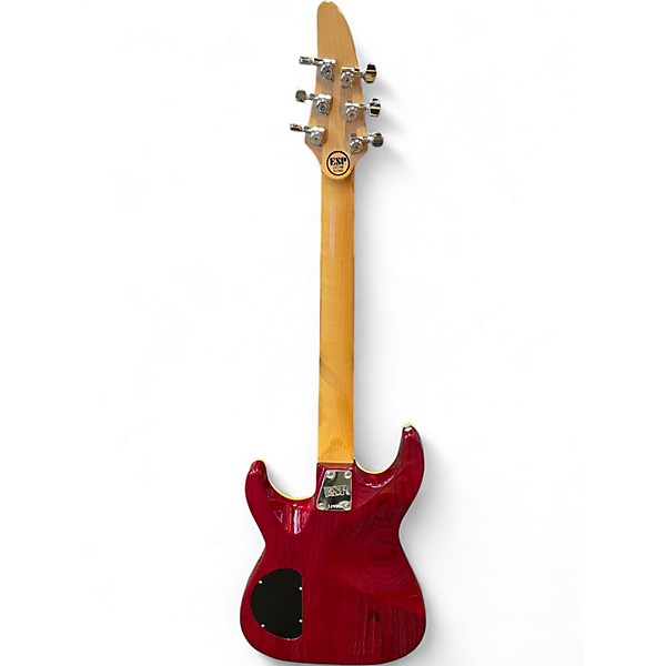 Used 1999 ESP Horizon Custom MIJ Trans Red Solid Body Electric Guitar