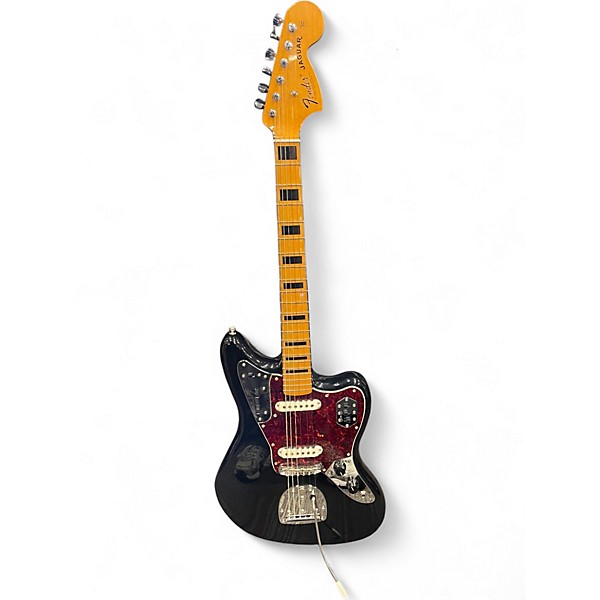 Used Fender Vintera II Jaguar Black Solid Body Electric Guitar