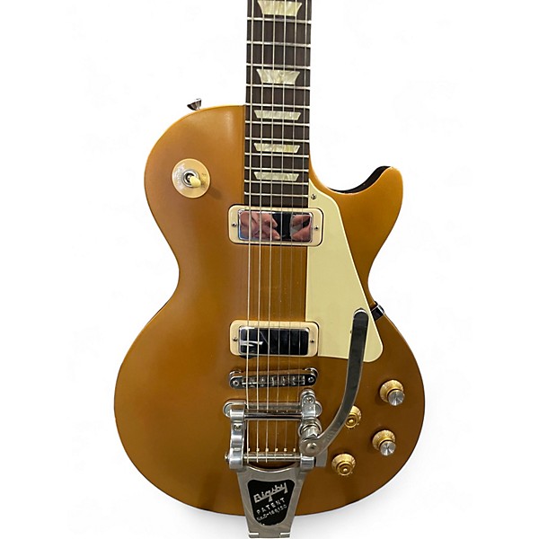 Used 2012 Gibson Les Paul Studio Gold Top Solid Body Electric Guitar
