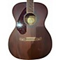 Used Fender Tim Armstrong Hellcat Left Handed Dark Brown Acoustic Electric Guitar