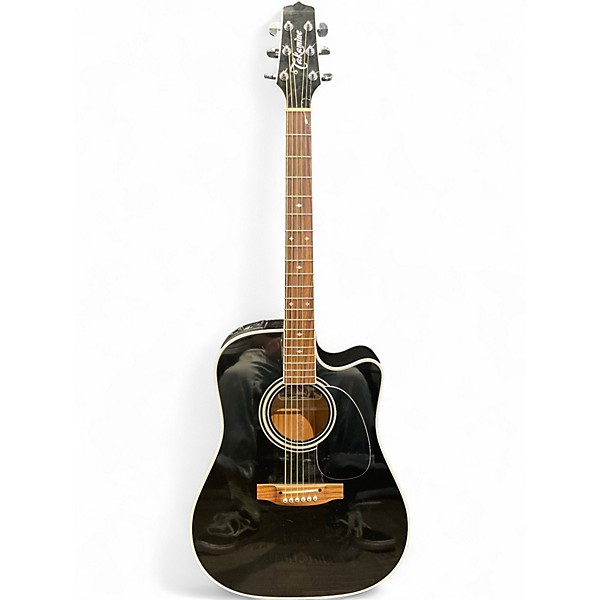 Used Takamine EF341SC BLACK Acoustic Electric Guitar