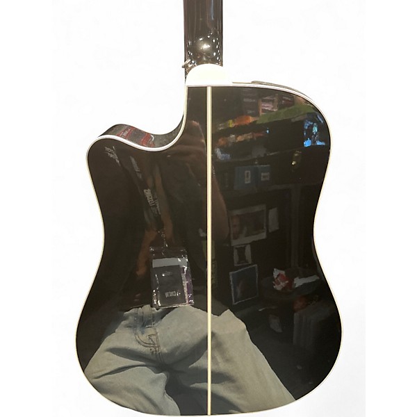 Used Takamine EF341SC BLACK Acoustic Electric Guitar