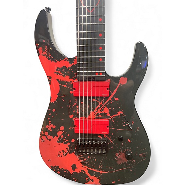 Used Legator Ninja N7 Slaughter Series Demolisher Black Solid Body Electric Guitar