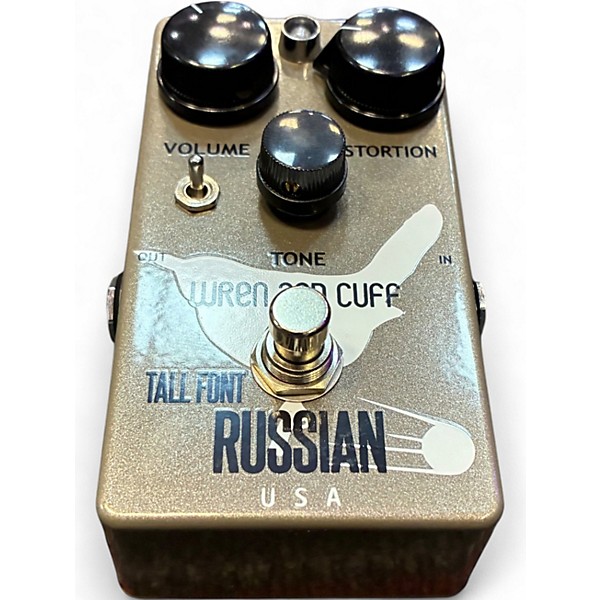 Used Wren And Cuff TALL FONT RUSSIAN Effect Pedal