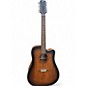 Used Luna ART V DCE 12 2 Tone Sunburst 12 String Acoustic Guitar thumbnail