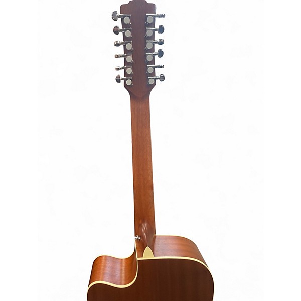Used Luna ART V DCE 12 2 Tone Sunburst 12 String Acoustic Guitar