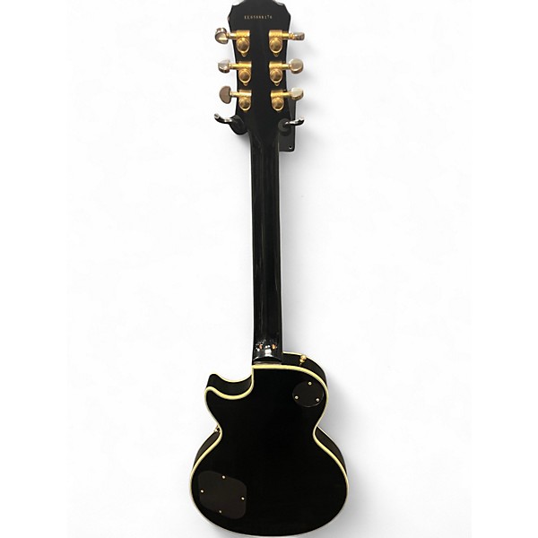Used Epiphone Les Paul Custom Ebony Solid Body Electric Guitar