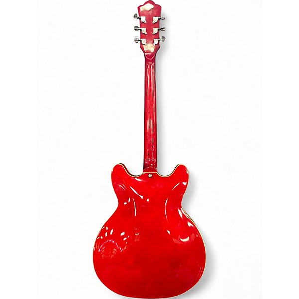 Used Grote Jazz Candy Apple Red Hollow Body Electric Guitar