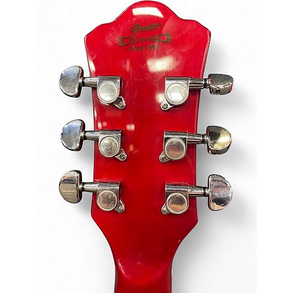 Used Grote Jazz Candy Apple Red Hollow Body Electric Guitar