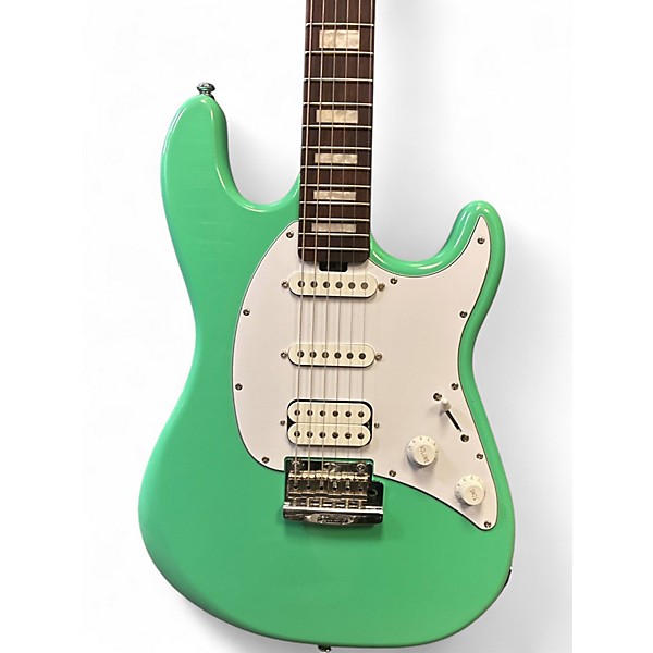 Used Sterling by Music Man Cutlass Plus Seafoam Green Solid Body Electric Guitar