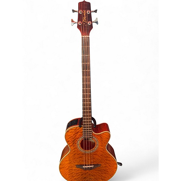 Used Takamine EG512CGAMQ Natural Acoustic Bass Guitar