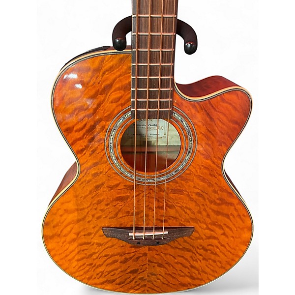 Used Takamine EG512CGAMQ Natural Acoustic Bass Guitar