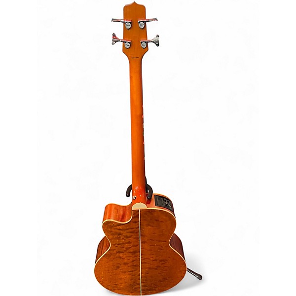 Used Takamine EG512CGAMQ Natural Acoustic Bass Guitar
