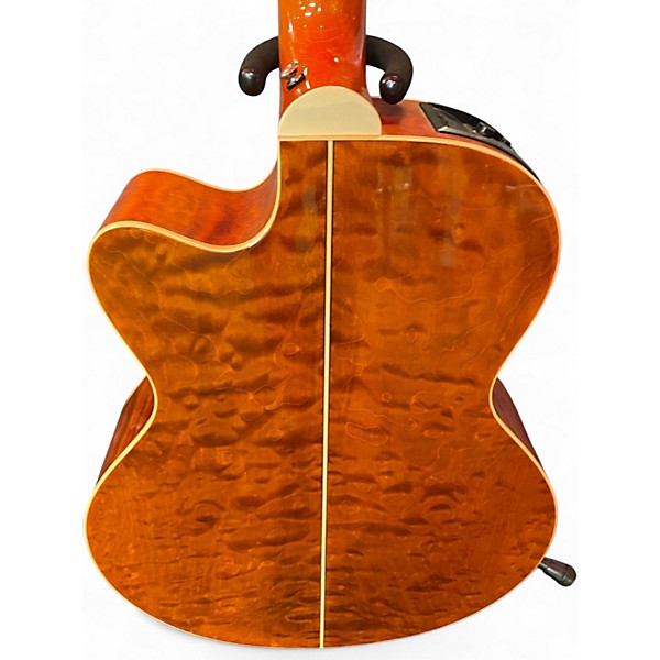 Used Takamine EG512CGAMQ Natural Acoustic Bass Guitar