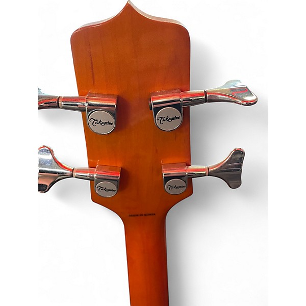 Used Takamine EG512CGAMQ Natural Acoustic Bass Guitar