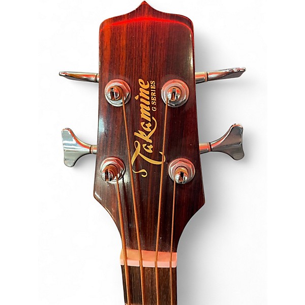 Used Takamine EG512CGAMQ Natural Acoustic Bass Guitar