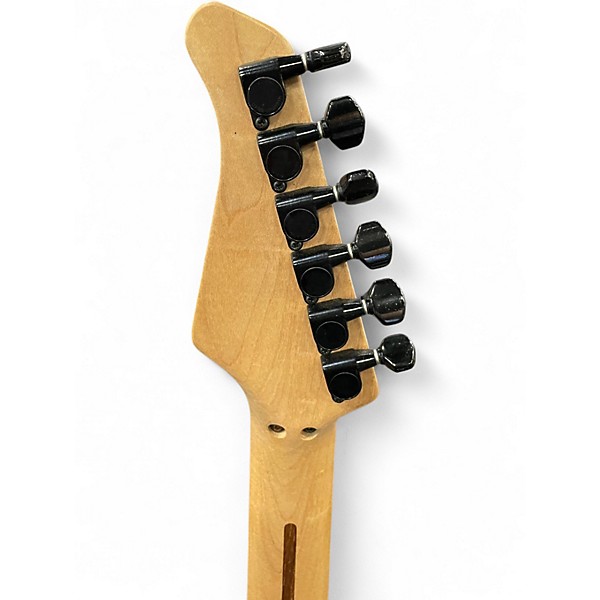 Used 48 St Custom Guitars 80'S 48 ST CUSTOM GUITARS Chrome Red Metallic Solid Body Electric Guitar