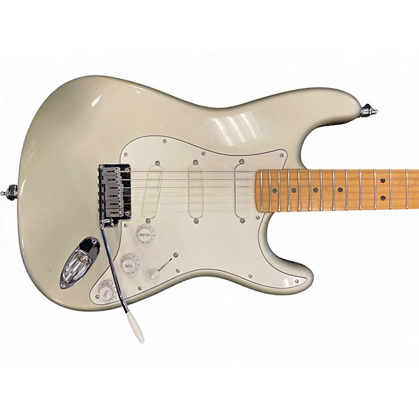 Used Fender American Standard Stratocaster Inca Silver Solid Body Electric Guitar