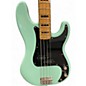 Used Squier Classic Vibe 1970S Precision Bass Surf Green Electric Bass Guitar