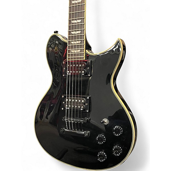 Used Washburn WI-45 Black Solid Body Electric Guitar