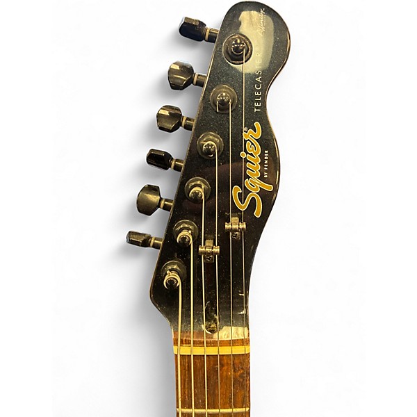 Used Squier Affinity Telecaster HH Metallic Black Solid Body Electric Guitar