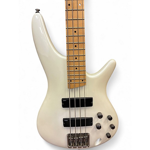 Used Ibanez SR300M White Electric Bass Guitar
