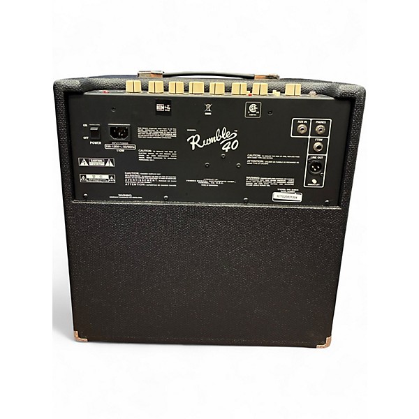 Used Fender RUMBLE 40 Bass Combo Amp