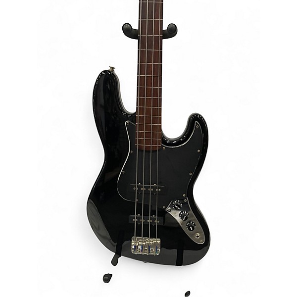 Used 2000 Fender Standard Fretless Jazz Bass Black Electric Bass Guitar