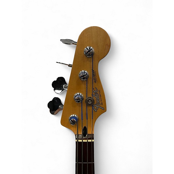 Used 2000 Fender Standard Fretless Jazz Bass Black Electric Bass Guitar