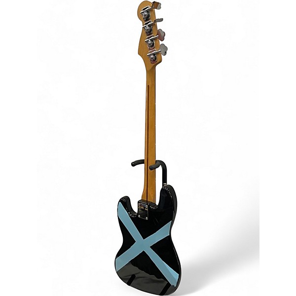 Used 2000 Fender Standard Fretless Jazz Bass Black Electric Bass Guitar