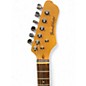 Used Guitar Works Double Cutaway Black Solid Body Electric Guitar