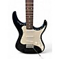 Used Guitar Works Double Cutaway Black Solid Body Electric Guitar