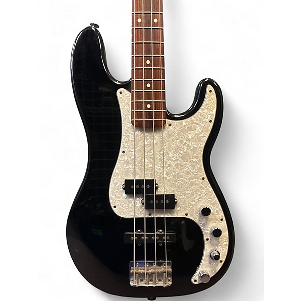Used Fender precision bass special Black and White Electric Bass Guitar