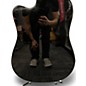 Used Fender fa125ce Black Acoustic Guitar