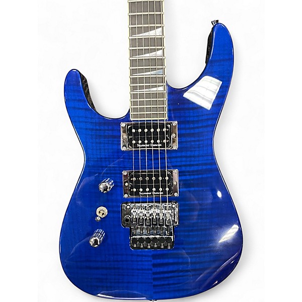 Used 2013 Jackson SL2H Left Handed TRANS BLUE Electric Guitar