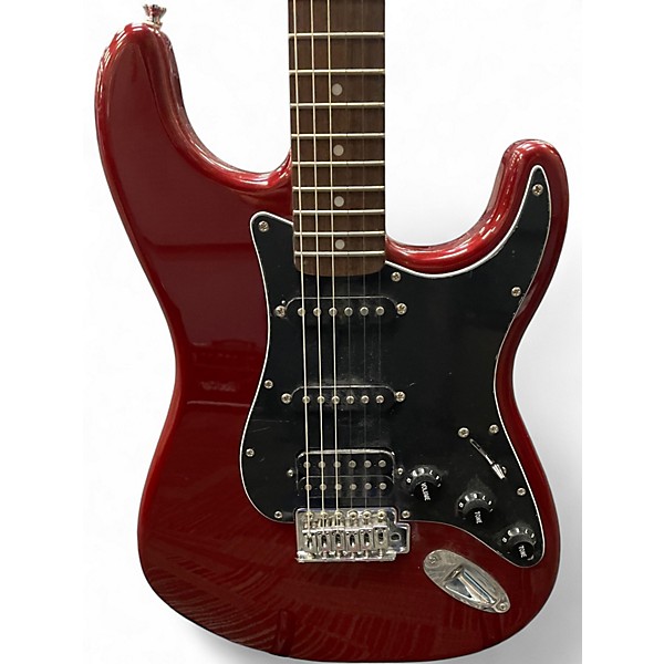 Used Squier Affinity Stratocaster Red Solid Body Electric Guitar