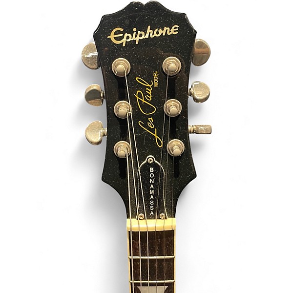 Used Epiphone Joe Bonamassa Les Paul Gold Top Solid Body Electric Guitar