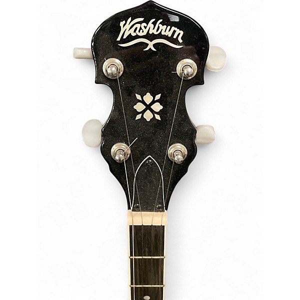 Used Washburn B9 5 String Natural Banjo