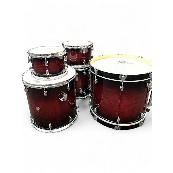 Used Gretsch Drums 5 Piece Catalina Maple Dark Cherry Burst Drum Kit