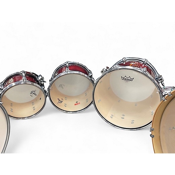 Used Gretsch Drums 5 Piece Catalina Maple Dark Cherry Burst Drum Kit